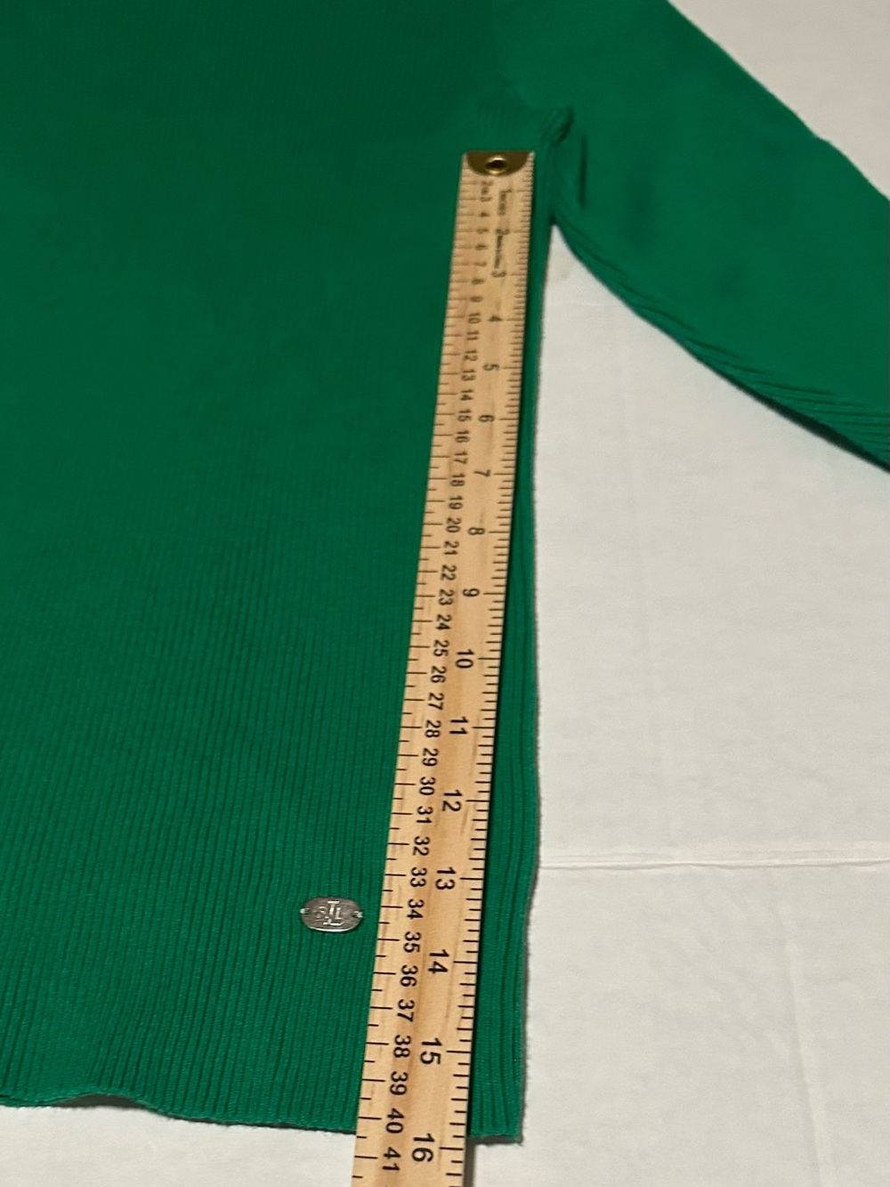Ralph Lauren Emerald Green Ribbed Turtleneck Sweater - Picture 5 of 8
